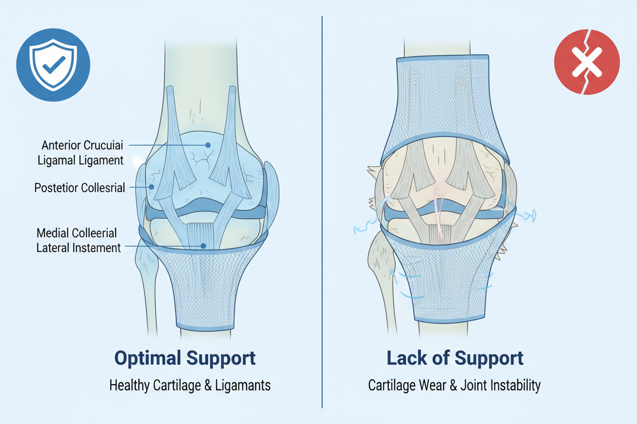 膝蓋痛、關節出聲響＝年紀大？其實是關節支撐不足