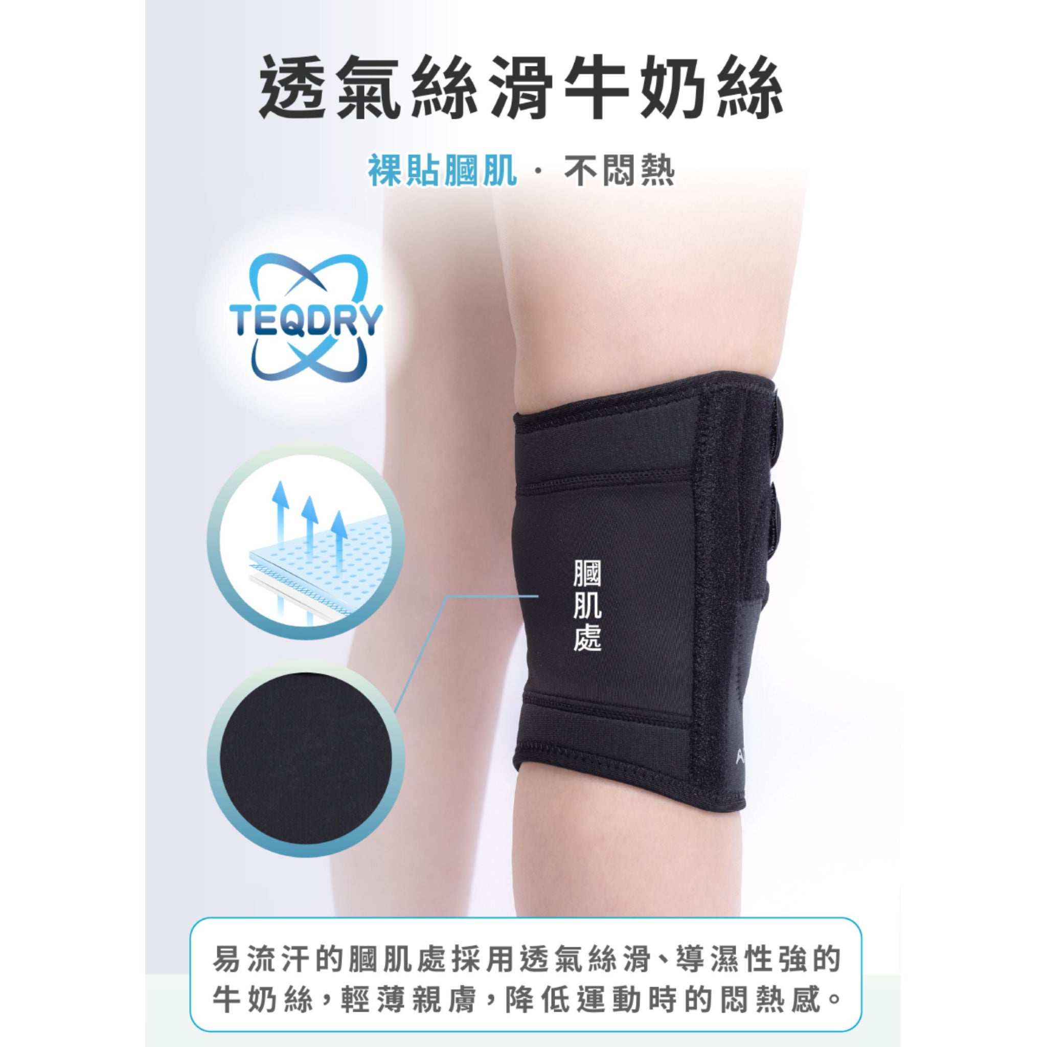 LuxFit 加強型運動護膝 2入組