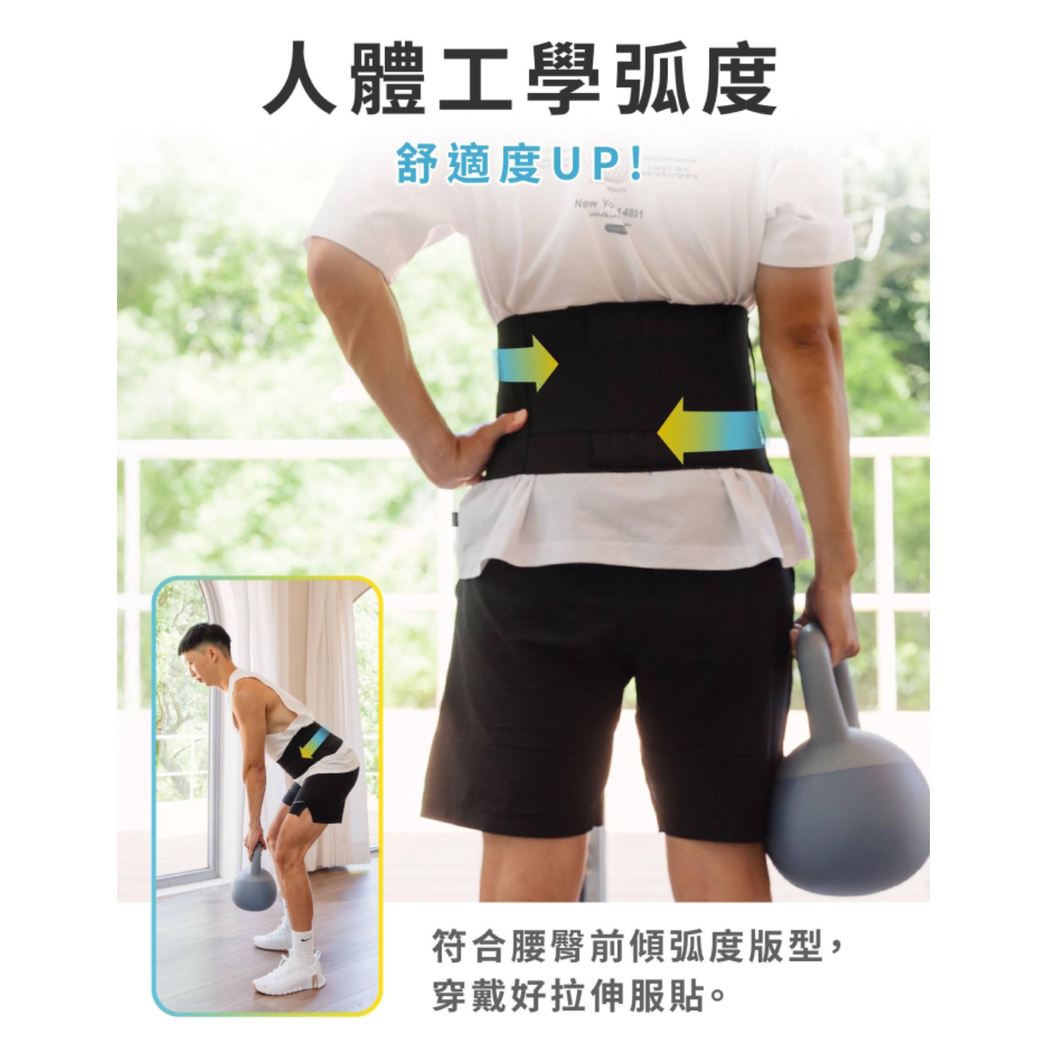 LuxFit 運動彈力護腰