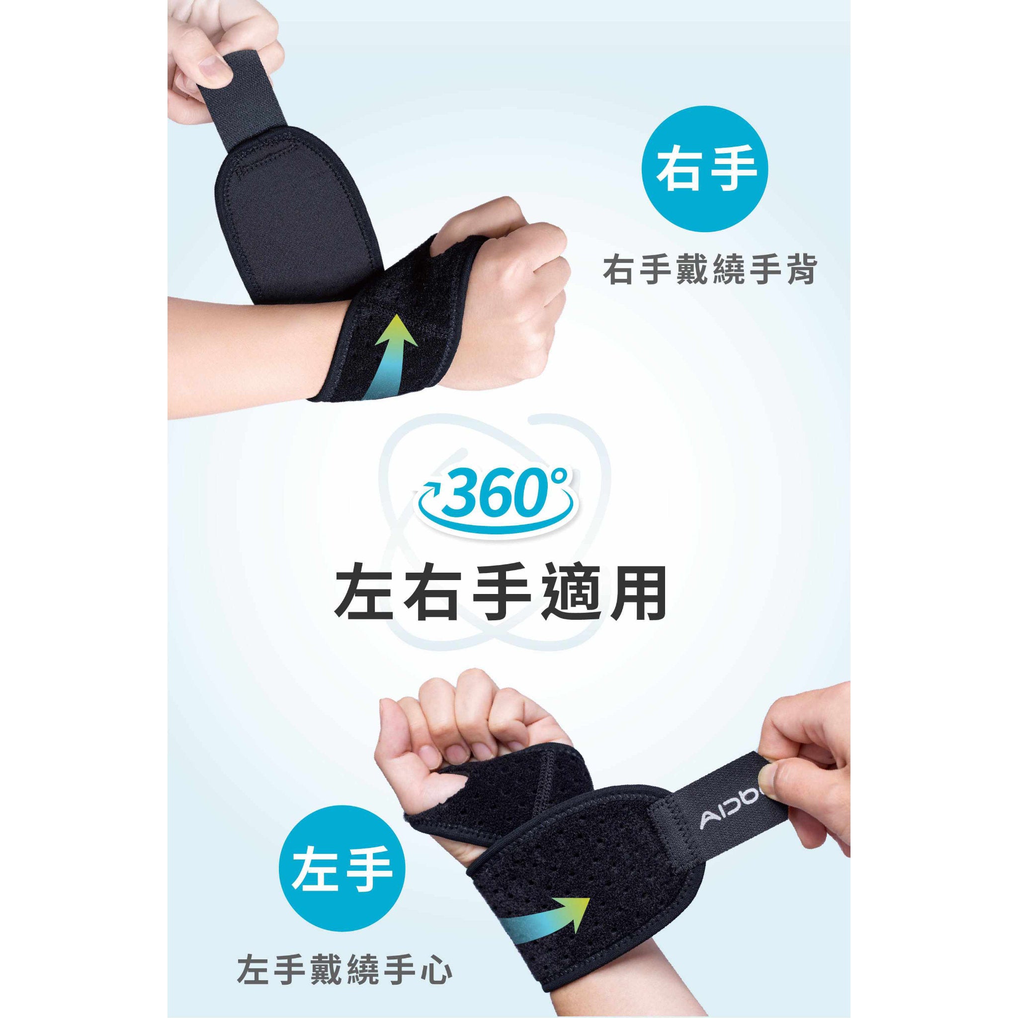 AirSkin 涼感拇指纏繞式護腕